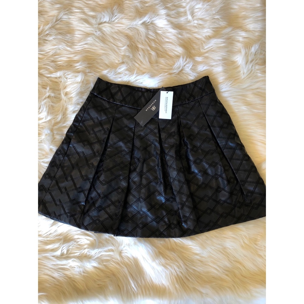 Banana Republic Faux Leather Skirt